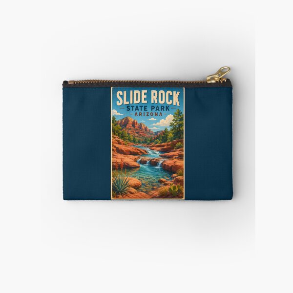 Item preview, Slide Rock State Park Arizona Illustration Travel Art Vintage designed and sold by KrisSidDesigns.
