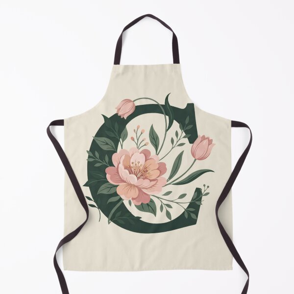 Item preview, Blush pink Floral Letter C Monogram Botanical designed and sold by ITCHAWAWAA.