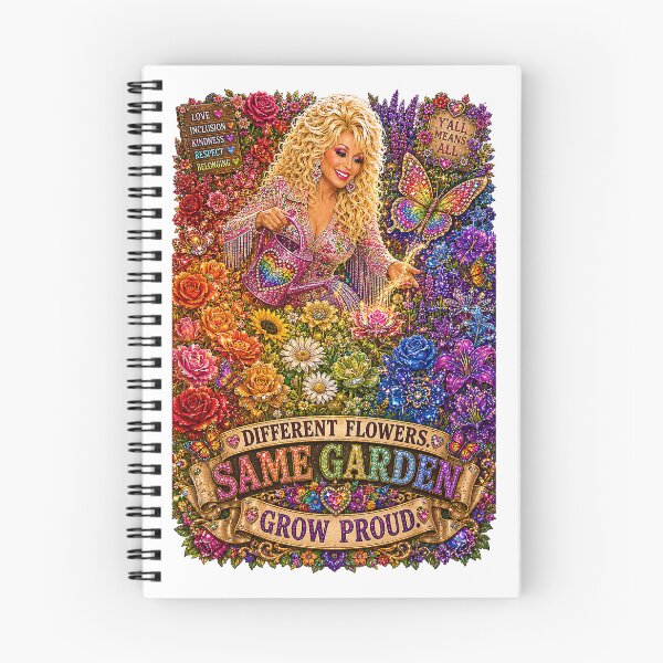 Item preview, COLLECTION - THE DOLLY EFFECT ✨ -  DOLLY'S PRIDE GARDEN - DIFFERENT FLOWERS SAME GARDEN - GROW PROUD - LGBTQIA2S+ PRIDE designed and sold by WheelieGdArt.