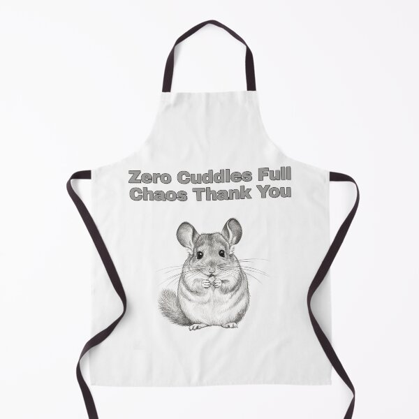 Item preview, Anti Cuddle Chinchilla Chaos Pencil Sketch Art designed and sold by NatureUnleashed.
