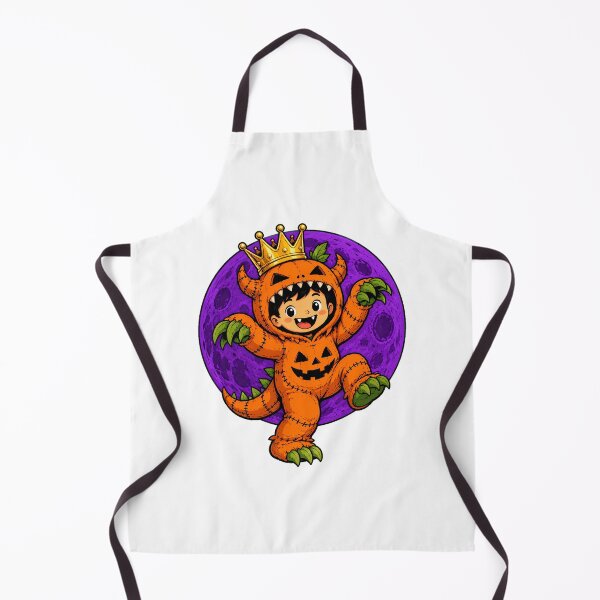 Item preview, Wild Pumpkin Monster King Halloween Crown Boy designed and sold by chattsuede.