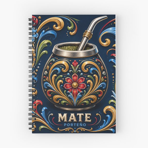 Item preview, Mate Porteño – Fileteado and Argentine Tradition designed and sold by Esencia Argentina.