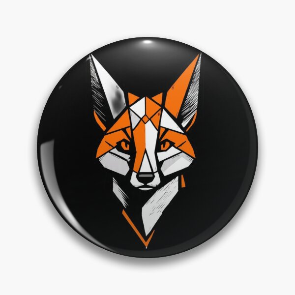 Item preview, Geometric Fox – Modern Low Poly Wildlife Art ✨ designed and sold by GeoBeast.
