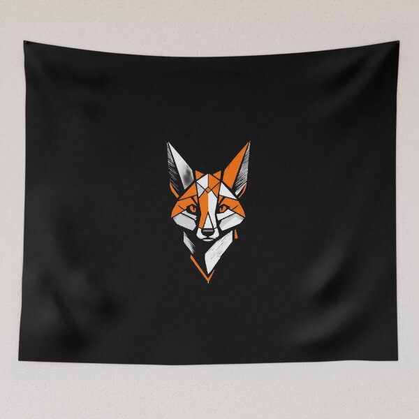 Item preview, Geometric Fox – Modern Low Poly Wildlife Art ✨ designed and sold by GeoBeast.