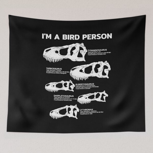 Item preview, I'm a bird person Tyrannosaurus designed and sold by NicGrayGraphic.