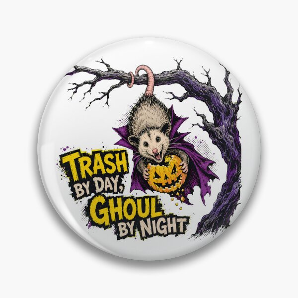 Item preview, Vampire Halloween Opossum Trash By Day Ghoul By Night designed and sold by chattsuede.