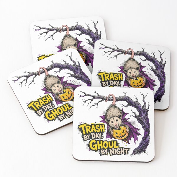 Item preview, Vampire Halloween Opossum Trash By Day Ghoul By Night designed and sold by chattsuede.