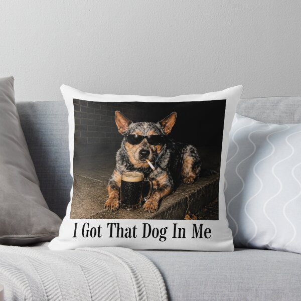 Item preview, I Got that Dog in Me, Funny Australian Cattle Dog Smoking designed and sold by Jikkermanccini.