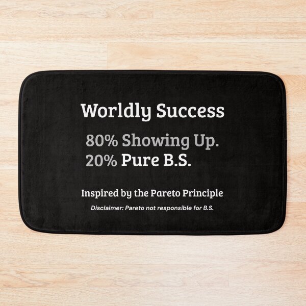 Item preview, Worldly Success – 80% Showing Up, 20% Pure B.S. designed and sold by kjson1.