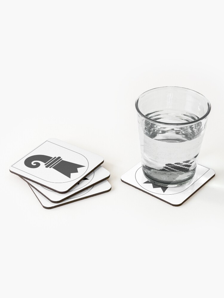 Alternate view of Basel Coat of Arms, Switzerland Coasters (Set of 4)