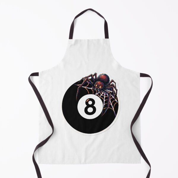 Item preview, 8 Ball Spider Web Halloween Gothic Pool Billiard Art designed and sold by billiards TRININIT.