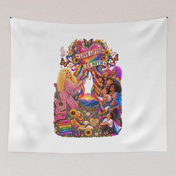 Item preview, COLLECTION - THE DOLLY EFFECT ✨ -  LOVE LIFTED US BOTH - LGBTQIA2S+ PRIDE designed and sold by WheelieGdArt.