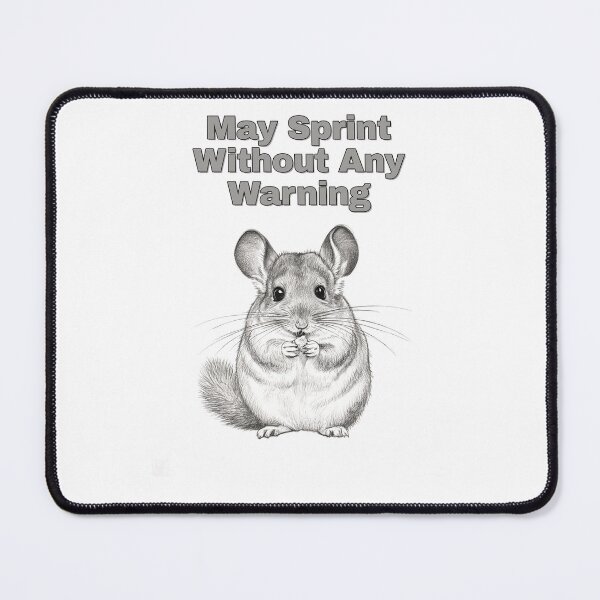 Item preview, Unpredictable Chinchilla Sudden Sprint Sketch designed and sold by NatureUnleashed.