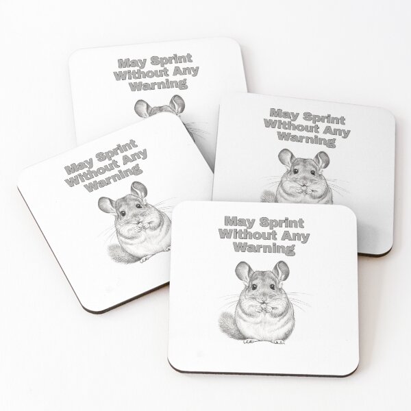 Item preview, Unpredictable Chinchilla Sudden Sprint Sketch designed and sold by NatureUnleashed.
