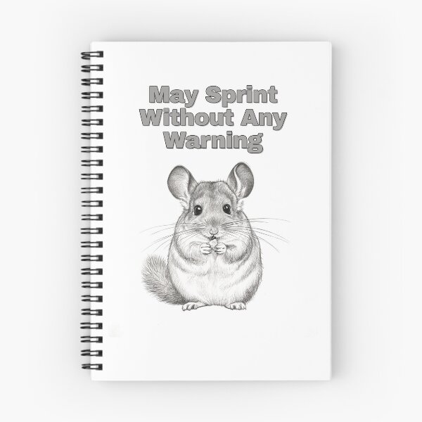 Item preview, Unpredictable Chinchilla Sudden Sprint Sketch designed and sold by NatureUnleashed.