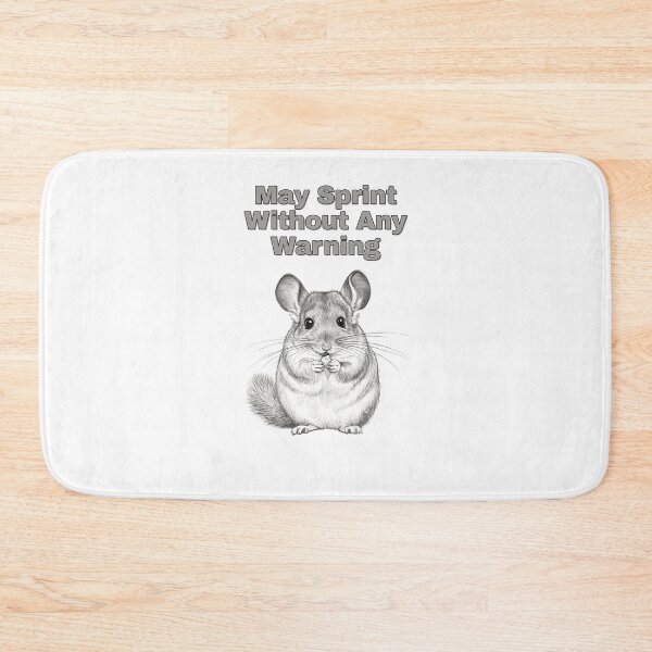 Item preview, Unpredictable Chinchilla Sudden Sprint Sketch designed and sold by NatureUnleashed.