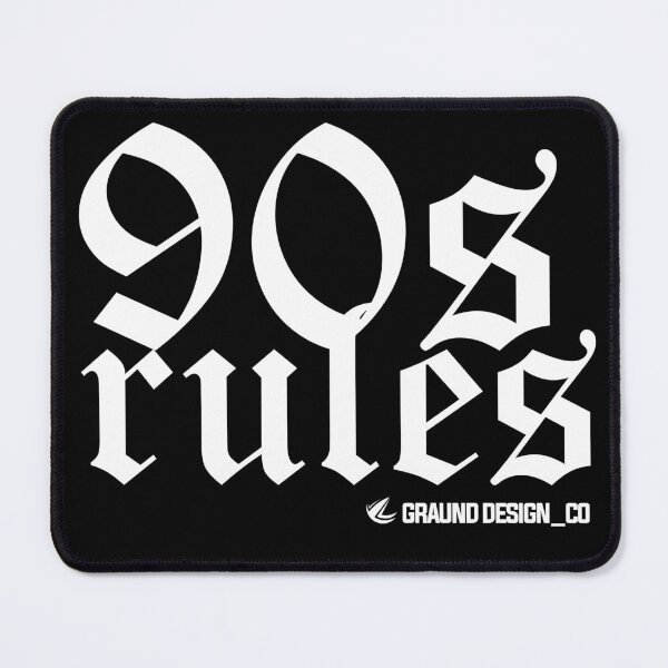 Item preview, 90´s Rules black&white by Graund DSGN designed and sold by GraundDSGN.