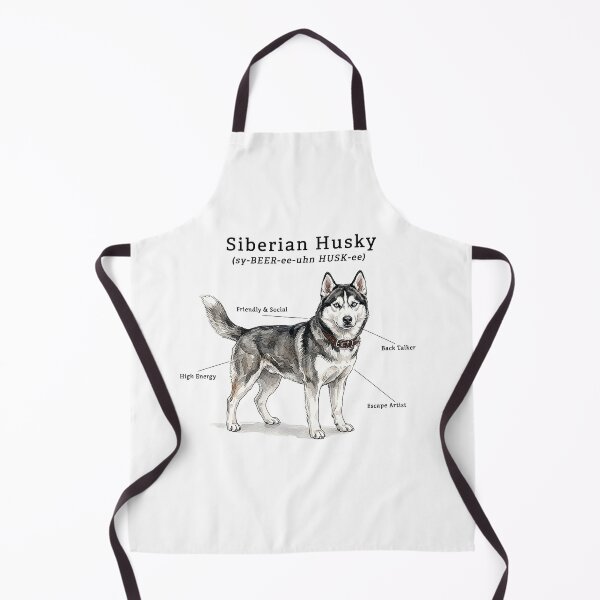 Item preview, Siberian Husky Color Illustration designed and sold by SUP-R-Ts.