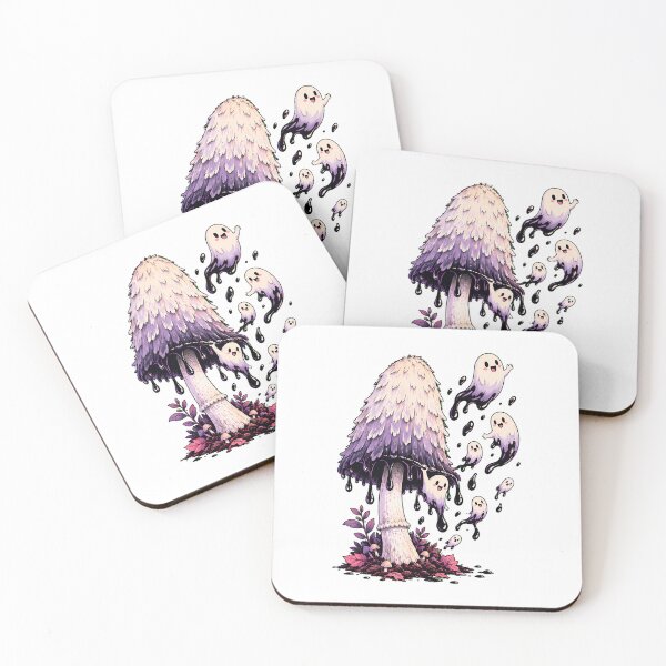 Item preview, Pastel Goth Ghost Mushroom Spooky Forest Goblincore designed and sold by chattsuede.