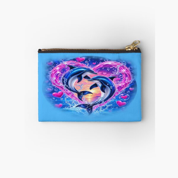 Item preview, Dolphin Love Heart – Ocean Romance and Eternal Love designed and sold by TroviTutto.