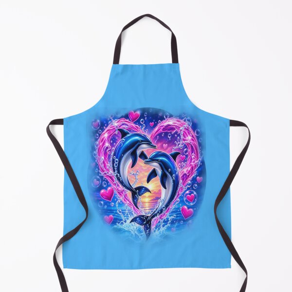 Item preview, Dolphin Love Heart – Ocean Romance and Eternal Love designed and sold by TroviTutto.