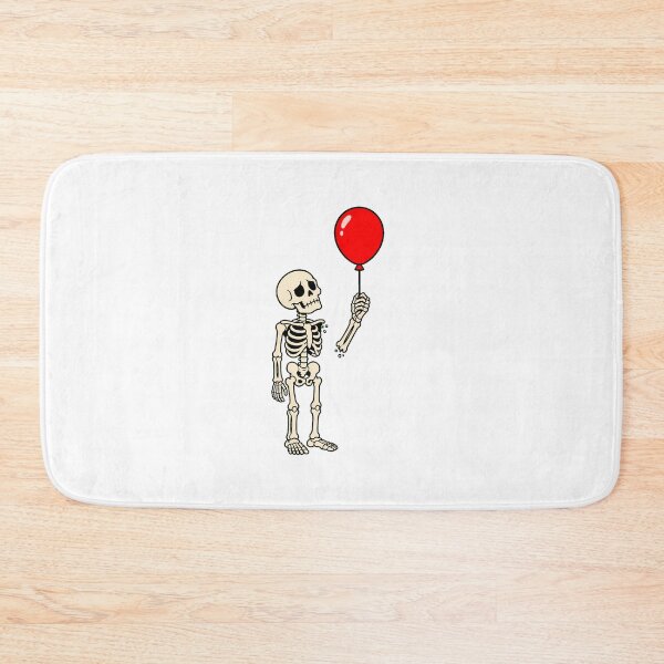 Item preview, Sad Skeleton Red Balloon Gothic Dark Humor designed and sold by chattsuede.
