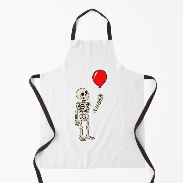 Item preview, Sad Skeleton Red Balloon Gothic Dark Humor designed and sold by chattsuede.