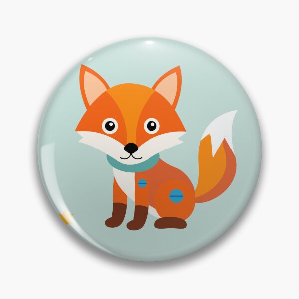 Item preview, Cute Robot Fox Gears Seamless Pattern designed and sold by ElenMart.