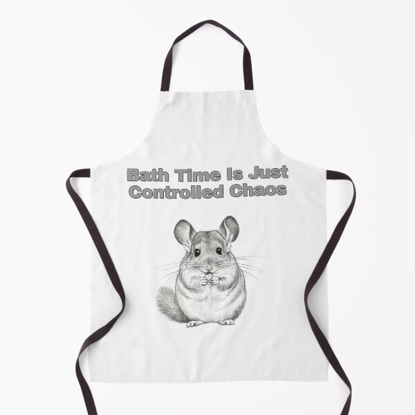 Item preview, Chinchilla Dust Bath Chaos Pencil Sketch Design designed and sold by NatureUnleashed.