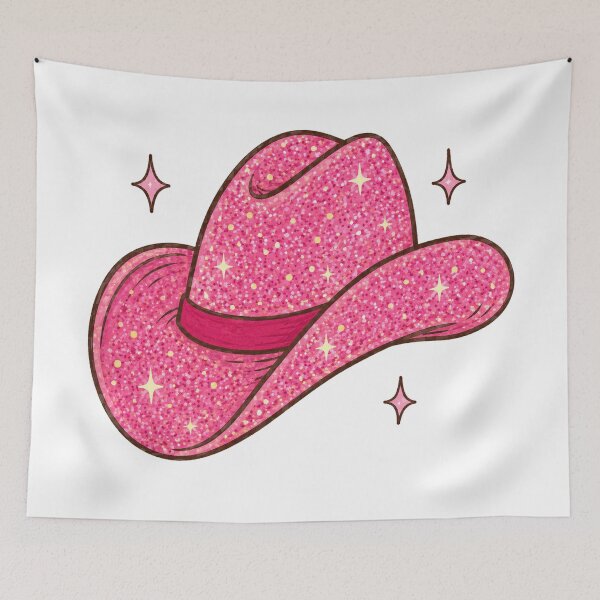 Item preview, Pink Glitter Cowgirl Hat.  designed and sold by CoCoArt-Ua.