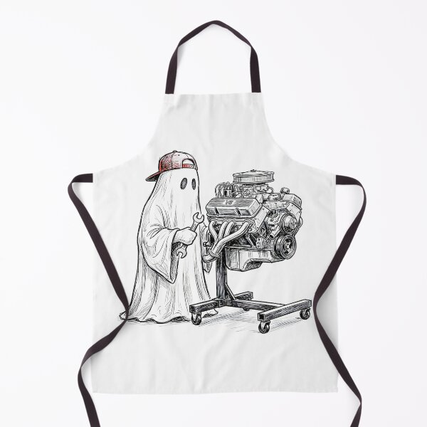 Item preview, Ghost Mechanic V8 Engine Spooky Car Enthusiast Halloween designed and sold by Rahamkshop.