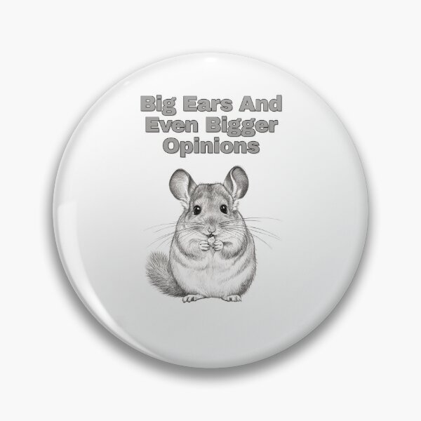 Item preview, Opinionated Big Eared Chinchilla Sketch Art designed and sold by NatureUnleashed.