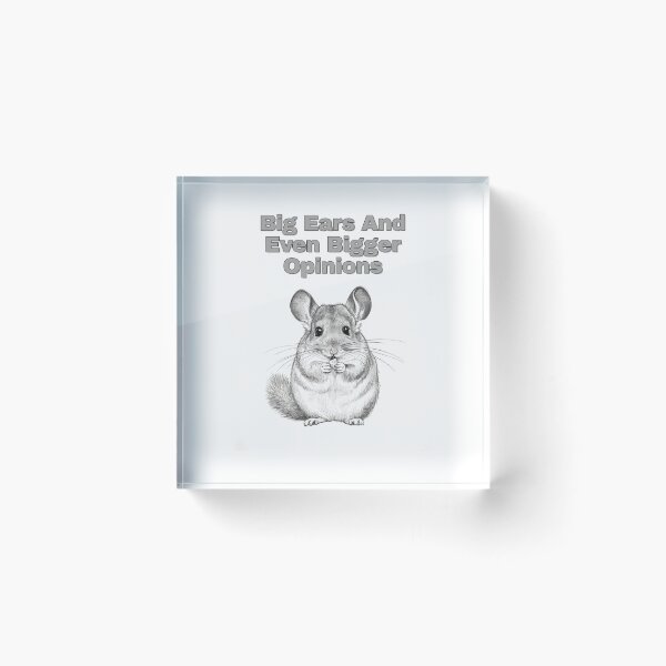 Item preview, Opinionated Big Eared Chinchilla Sketch Art designed and sold by NatureUnleashed.