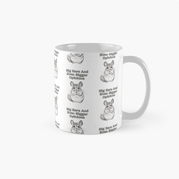 Item preview, Opinionated Big Eared Chinchilla Sketch Art designed and sold by NatureUnleashed.