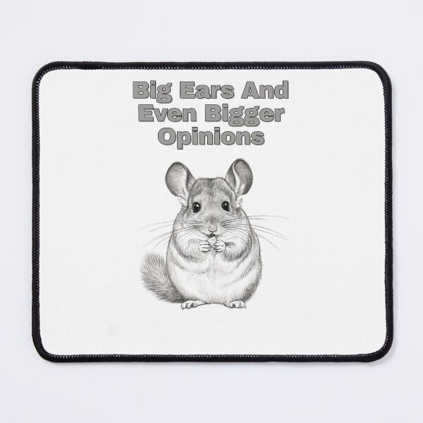 Item preview, Opinionated Big Eared Chinchilla Sketch Art designed and sold by NatureUnleashed.
