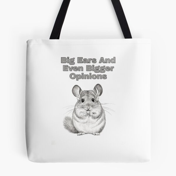 Item preview, Opinionated Big Eared Chinchilla Sketch Art designed and sold by NatureUnleashed.