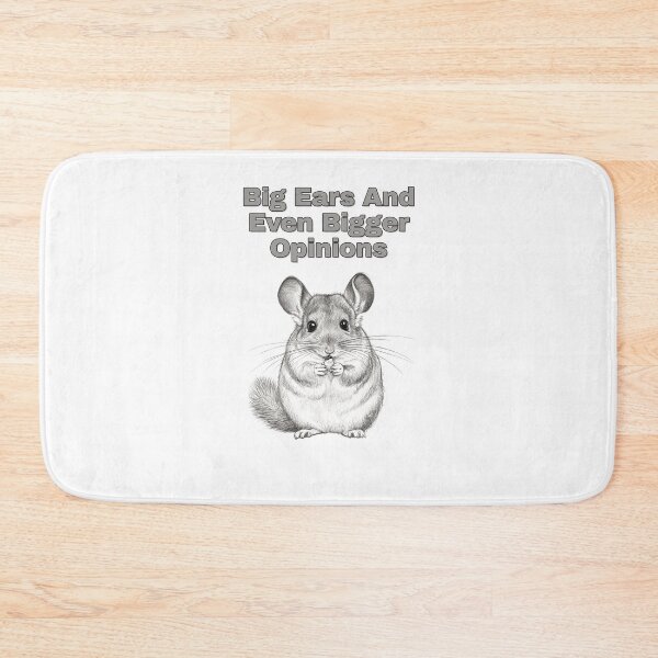 Item preview, Opinionated Big Eared Chinchilla Sketch Art designed and sold by NatureUnleashed.