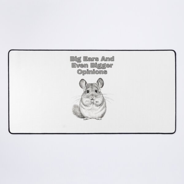 Item preview, Opinionated Big Eared Chinchilla Sketch Art designed and sold by NatureUnleashed.