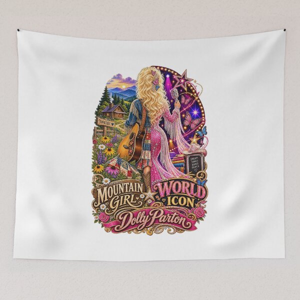 Item preview, COLLECTION - THE DOLLY EFFECT ✨ -  MOUNTAIN GIRL - WORLD ICON designed and sold by WheelieGdArt.