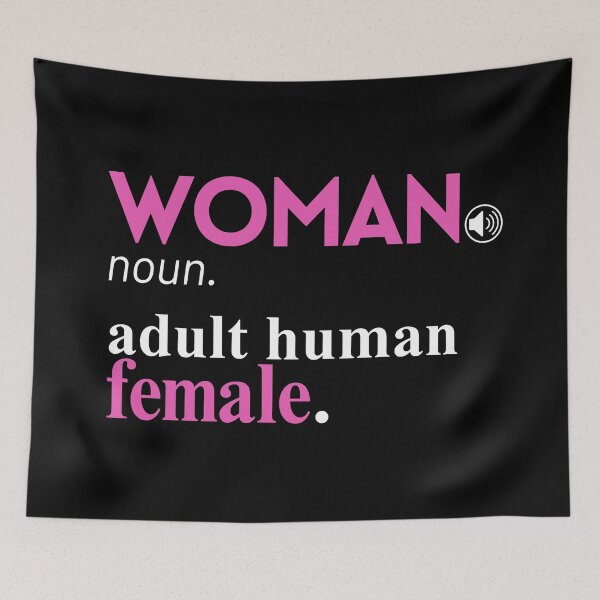 Item preview, Woman Adult Human Female - Pink Dictionary Definition designed and sold by ModdiesColors.