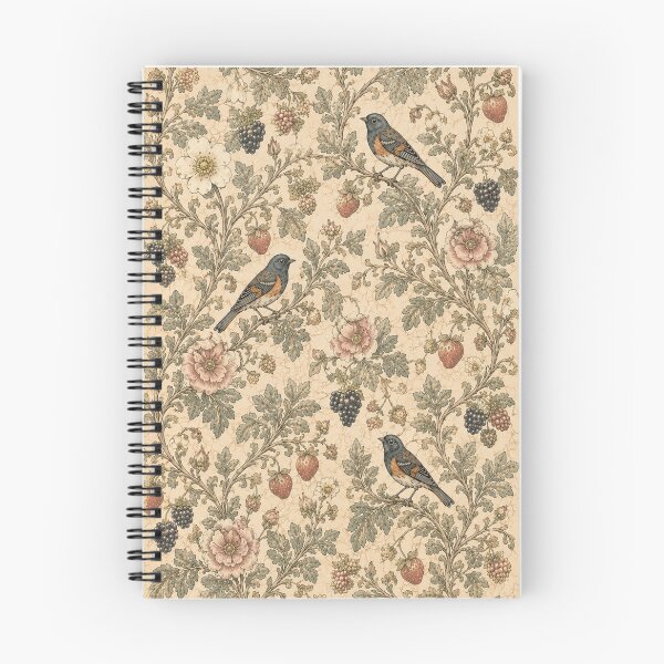Item preview, Vintage Woodland Cottagecore Pattern designed and sold by IRYNASHOP.