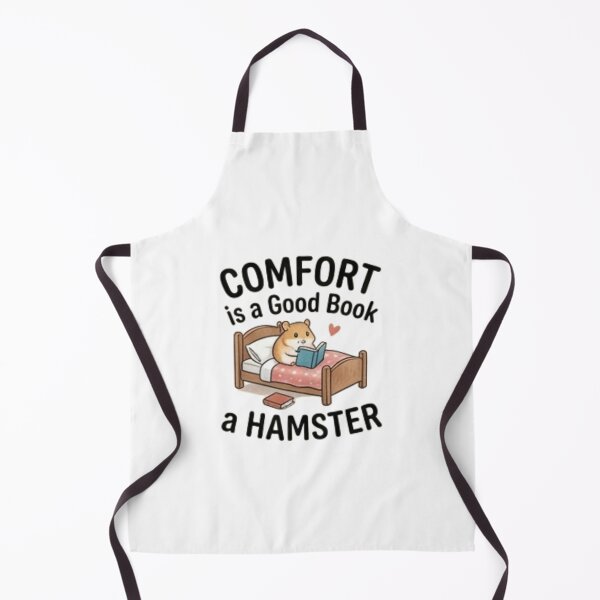 Item preview, Comfort Is a Good Book and a Hamster — Cute Book Lover Design designed and sold by Tipsy24.