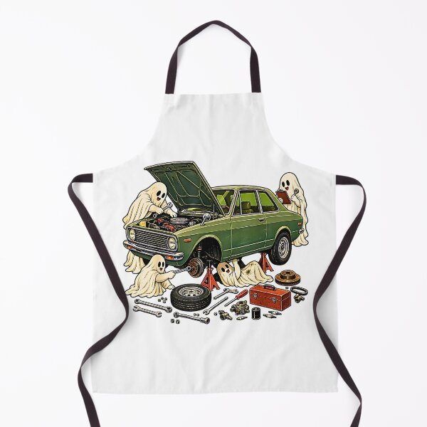 Item preview, Ghost Mechanic V8 Engine Spooky Car Enthusiast Halloween designed and sold by Rahamkshop.