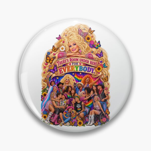 Item preview, COLLECTION - THE DOLLY EFFECT ✨ -  THE BIGGER THE HAIR, THE BIGGER THE UMBRELLA - LGBTQIA2S+ PRIDE designed and sold by WheelieGdArt.