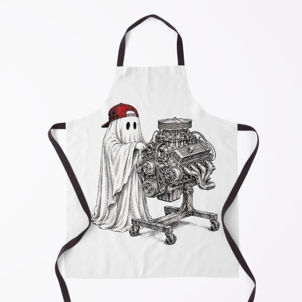 Item preview, Ghost Mechanic V8 Engine Spooky Car Enthusiast Halloween designed and sold by Rahamkshop.
