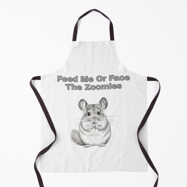 Item preview, Hungry Chinchilla Feed Me Zoomies Sketch Design designed and sold by NatureUnleashed.
