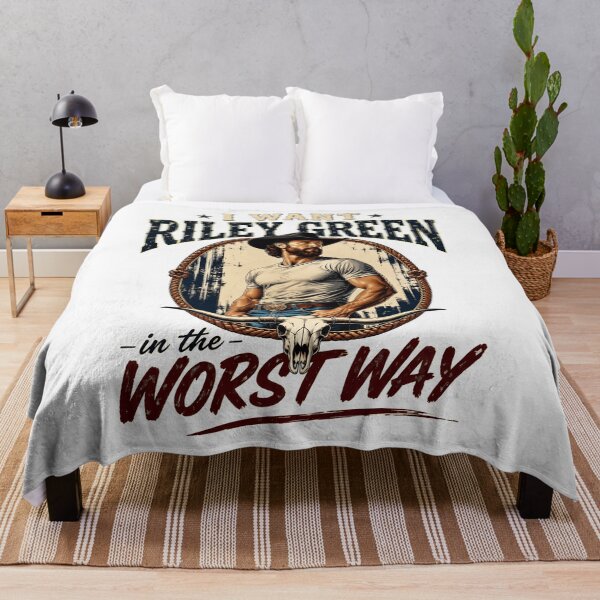 Item preview, I Want Riley Green In The Worst Way designed and sold by PopArt-Potion.