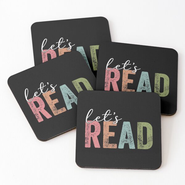 Item preview, Vintage Let's Read - Retro Distressed Book Lover Typography designed and sold by Shopeon Designs.