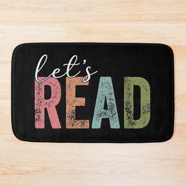 Item preview, Vintage Let's Read - Retro Distressed Book Lover Typography designed and sold by Shopeon Designs.