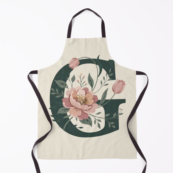 Item preview, Blush pink Floral Letter G Monogram Botanical designed and sold by ITCHAWAWAA.